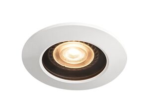 SLV Belgium Varu QPAR51 DL outdoor plafondinbouwlamp zwart/wit IP20/65 Inbouwspots GU10