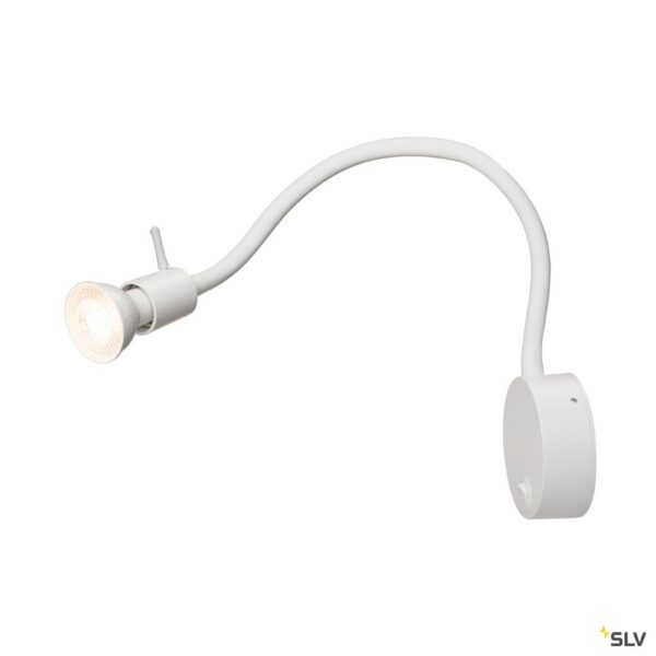 SLV DIO FLEX PLATE QPAR51 WL indoor wandarmatuur wit Wandlampen