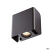 SLV MANA OUT outdoor wandarmatuur antraciet 3000K IP65 dimbaar Wandarmaturen