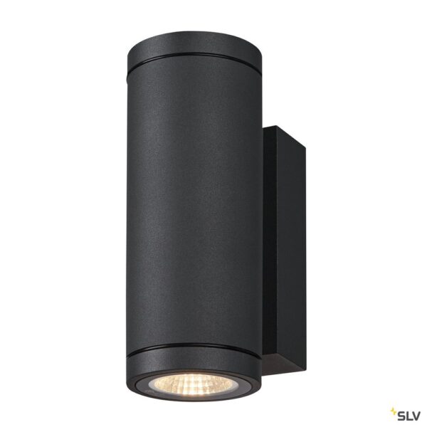 SLV ENOLA ROUND UP/DOWN S outdoor LED wandarmatuur antraciet CCT 3000/4000K Wandarmaturen
