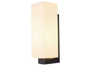 SLV QUADRASS indoor wandarmatuur E27 zwart Wandlampen