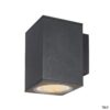 SLV ENOLA SQUARE L single outdoor LED wandarmatuur antraciet CCT 3000/4000K Wandarmaturen