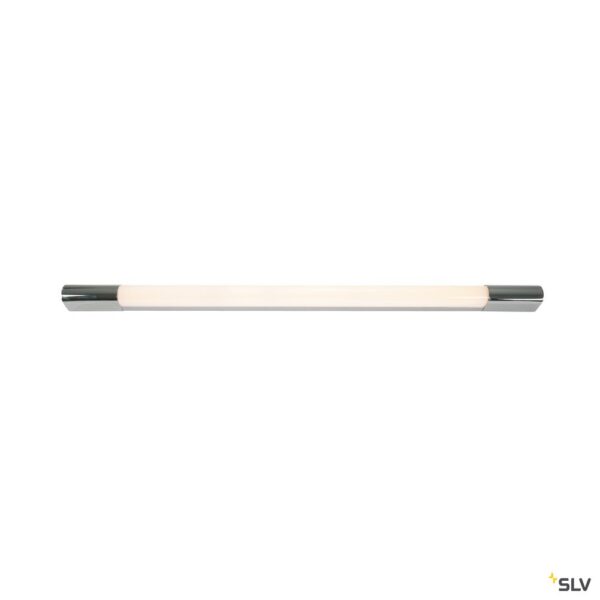 SLV TRUKKO 90 wandarmatuur LED 3000K chroom/wit H 90 cm incl. LED-driver Wandlampen