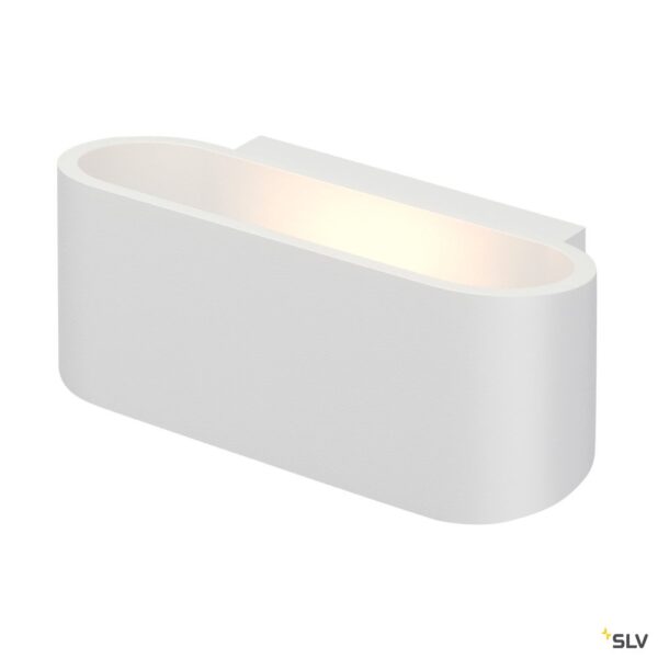 SLV OSSA 150 wandarmatuur QT-DE12 ovaal up/down wit L/B/H 18/8/7 cm max. 100W Wandlampen