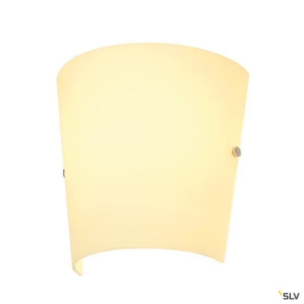 SLV BASKAT wandarmatuur A60 glas gesatineerd max. 60W Wandlampen