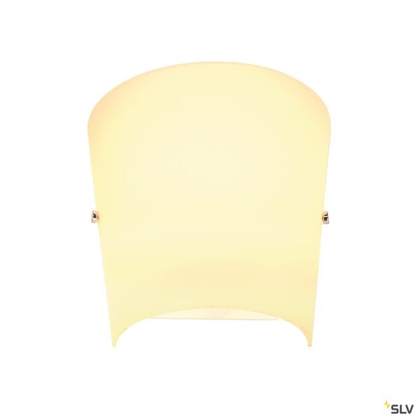 SLV BASKAT wandarmatuur A60 glas gesatineerd max. 60W Wandlampen