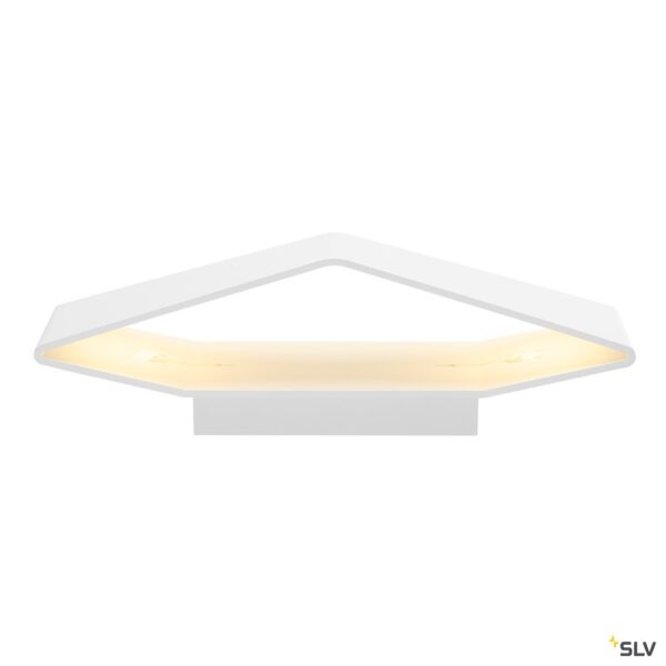 SLV CARISO WL-4 wandarmatuur LED 2700K wit 2x9W Wandlampen