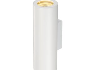 SLV ENOLA_B wandarmatuur QPAR51 rond up/down wit max. 50W incl. sierring wit Wandlampen
