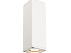 SLV THEO UP/DOWN OUT wandarmatuur  vierkant wit GU10 max. 2x35W Wandarmaturen