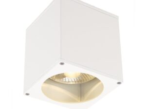 SLV BIG THEO plafond OUT plafondarmatuur vierkant wit  ES111  max. 75W Wandarmaturen