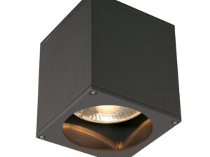 SLV BIG THEO plafond OUT plafondarmatuur vierkant antraciet ES111 max. 75W Wandarmaturen