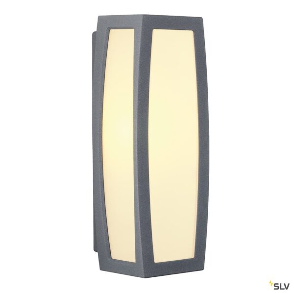 SLV Belgium Meridian box E27 plafondarmatuur E27 antraciet Wandarmaturen