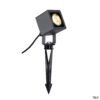 SLV Belgium SMALL SQUARE LED spot light vierkant antraciet 6W 3000K Spikes