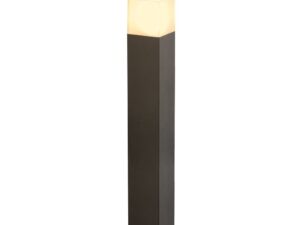 SLV Belgium Grafit SL60 tuinpaaltje 1x11W E27 230V + aansluitdoos H60cm antraciet/wit IP44 Staanlampen