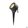 SLV Belgium Sitra 360 Spike grondspot met grondpin 1x9W Gx53 90° + kabel antraciet IP44 Spikes
