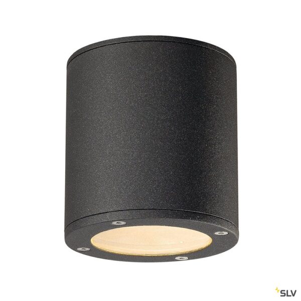 SLV SITRA CEILING rond antraciet GX53 max. 9W Wandarmaturen