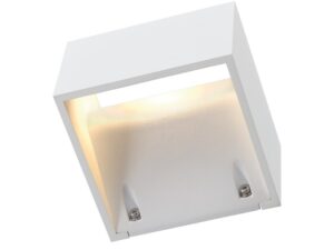 SLV LOGS WALL vierkant wit 6W LED warmwit Wandarmaturen