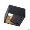 SLV Belgium Logs Wall wandarmatuur LED 8W 3000K 480mA + driver antraciet IP44 Wandarmaturen