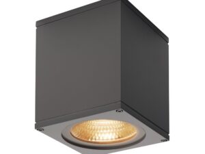 SLV BIG THEO WALL outdoor wandarmatuur spreidlicht naar beneden led 3000 k antraciet B/H/D 13/14/135 cm Wandarmaturen