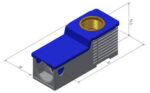 10 x Henco perswallbox blauw 16-1/2F exclusief montageplaat WBP-1604-BL Henco pers inbouwdozen