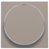Niko intense brons Toets met doorschijnende ring voor drukknop 6A Niko Intense Bronze
