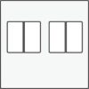 Niko Pure steel white Afwerkingsset voor tweevoudige luidsprekeraansluiting Niko Pure White steel