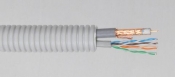 UTP + Coax in flexibele buis