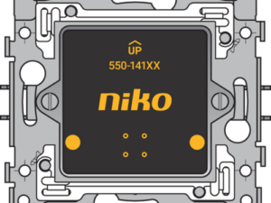 Niko Enkelvoudige muurprint met sokkel voor Niko Home Control, 60 x 71 mm, klauwbeves Enkelvoudige lichtbediening