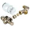 Henrad Standard Muuraansluiting set incl buis Tweepijpscombinbaties