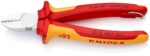 Knipex Zijsnijtang Tethered VDE 180mm Ø 25-3-4mm verchroomd (met bevestigingshaak) Zijkniptang