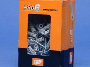 100 SPIT Universele plug Pro 6 – 6x30mm met schroef Pluggen en schroeven