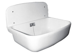 Nicoll Uitgietbak in PP ABU. Afm.: 495 x 345 x 150 mm. Uitgietbakken en kranen