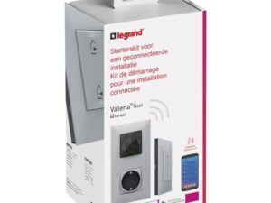 Legrand Valena Next with Netatmo Starterskit met Gateway + stopcontact Alu Valena Next Aluminium