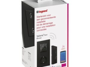 Legrand Valena Next with Netatmo Starterskit met Gateway + stopcontact Zwart Valena Next Zwart