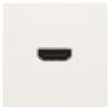 Niko original white Contactdoos met HDMI-naar-HDMI-aansluiting Niko Audio & Hdmi sokkels