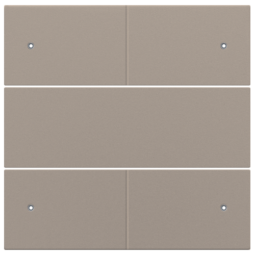 Niko intense brons afwerkingsset voor 4-voudige potentiaalvrije drukknop 24 V met leds Niko drukknop 4 voudig 24 Volt met LED