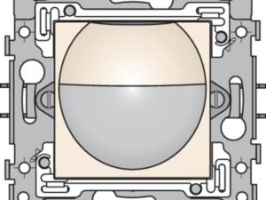 Niko original cream Bewegingsmelder 180° inbouw (sensor+actor) met schakelcontact 10A