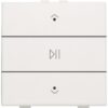 Niko original white Audiobediening voor Home Control Niko home control enkelvoudige audiobediening LEDS