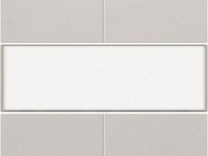 Niko Original light grey afwerkingsset voor 4-voudige potentiaalvrije drukknop 24 V met tekstveld Niko drukknop 4 voudig 24 Volt