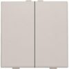Niko Original light grey Home Control 2-voudige lichtbediening