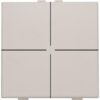 Niko Original light grey Home Control 4-voudige lichtbediening