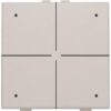 Niko Original light grey Viervoudige drukknop met leds en comfortsensoren voor Niko Home Control