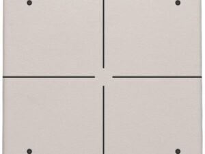 Niko Original light grey Viervoudige drukknop met leds en comfortsensoren voor Niko Home Control