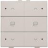 Niko Original light grey Home Control 2-voudige bediening motorsturing met 6-voudig toets+led lichtgrij