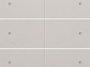 Niko Original light grey Centraalplaat voor 6-voudige potentiaalvrije drukknop 24 V met leds Niko drukknop 6 voudig 24 Volt met LED