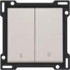 Niko Original light grey Toets voor rolluikdrukknop elektrisch gescheiden Niko Original Light Grey