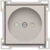 Niko Original light grey Afwerkingsset voor stopcontact zonder aarding SMAL 21mm Niko Original Light Grey
