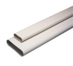 Aldes Kanaal Minigaine 200×60 – 1m – eq. Ø125mm – in kunststof Harde kunststof buizen Minigaine