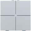 Niko intense sterling Home Control 4-voudige lichtbediening