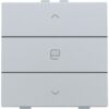 Niko intense sterling Home Control enkelvoudige bediening motorsturing met 3-voudige toets Niko home control enkelvoudige motorsturingsbediening